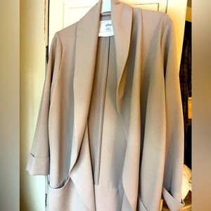 Wilfred shawl style blazer. Oat colour. Size L p